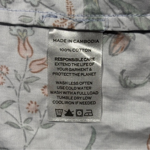 Hill House The Ellie Nap Ruffle Tiered Floral Midi Dress Women’s Small Boho - Picture 7 of 10